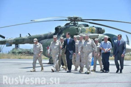 СРОЧНО: Башар Асад прибыл на Российскую авиабазу в Сирии (ФОТО)