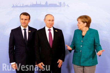 «Порошенко.net» — Путин, Меркель и Макрон начали встречу по Украине (ВИДЕО)