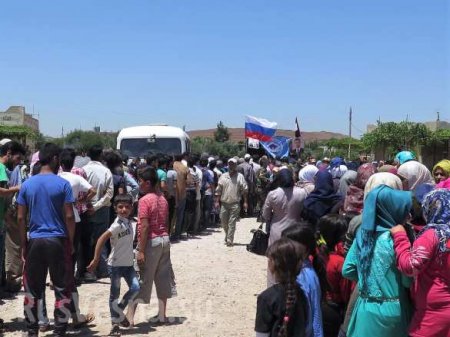 Спецоперация в Сирии: Российская военная колонна прошла под носом у террористов вблизи границы с Израилем (ФОТО)
