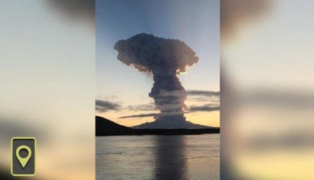 Вулканы Камчатки выбросили два столба пепла