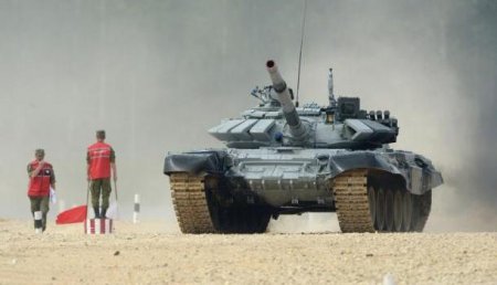 Международные состязания по танковому биатлону стартовали