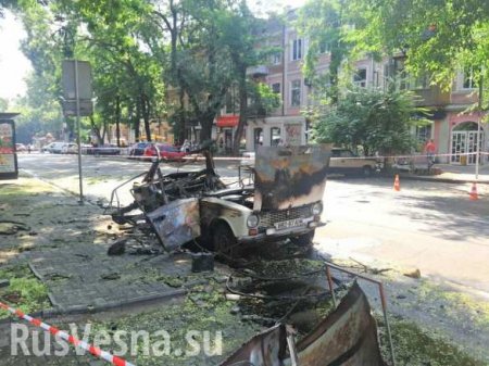 СБУ: Автомобиль в Одессе подорвали переселенцы с Донбасса, которых курировали из России (ВИДЕО)