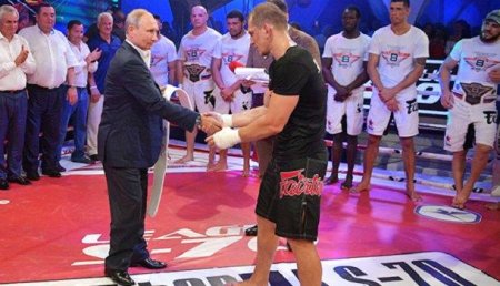 Путин, Овечкин, Малкин и Буре посетили турнир боевого самбо в Сочи