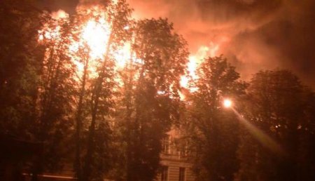 Удар молнии и возникший пожар уничтожили 70% компьютеров в апелляционном суде Харькова