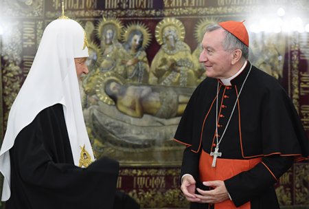 Первый после папы: зачем госсекретарь Ватикана приехал к Путину и Лаврову (ФОТО)