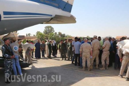 Российские военные впервые прибыли в курдский анклав Камышлы с грузом помощи (+ФОТО)
