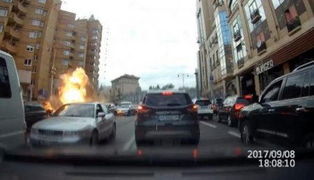 При взрыве автомобиля в Киеве пострадала известная модель (ВИДЕО)