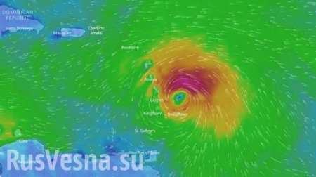 Теперь «Мария»: к Карибам движется новый ураган (ФОТО)