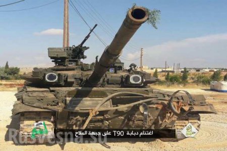 СРОЧНО: В боях за Хаму танк Т-72 уничтожил Т-90, захваченный «Аль-Каидой» (+ФОТО)