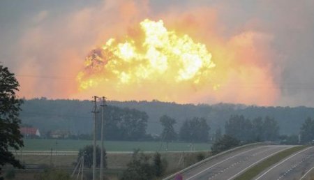 Эпический взрыв: обнародовано видео огненного «гриба» в Калиновке