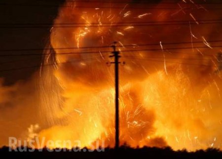 Огненный ад на Украине: Подборка самых мощных взрывов на складах ВСУ под Винницей (ФОТО, ВИДЕО)
