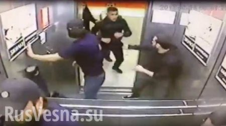 Один против троих: Мужчина жестоко избил кавказцев в лифте — подробности (ВИДЕО)