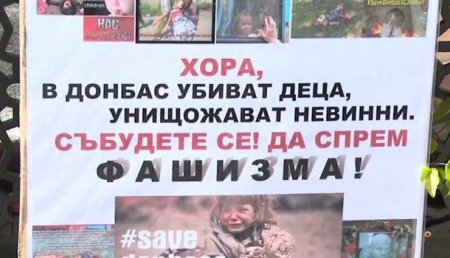 Протест в защиту национальных прав провели у посольства Украины в Болгарии
