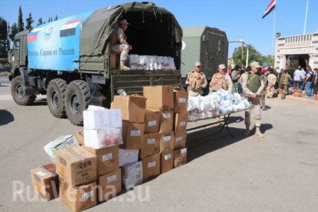 Важная миссия российских военных в Сирии: Конвой Минобороны прибыл в г. Хальдия (ФОТО)