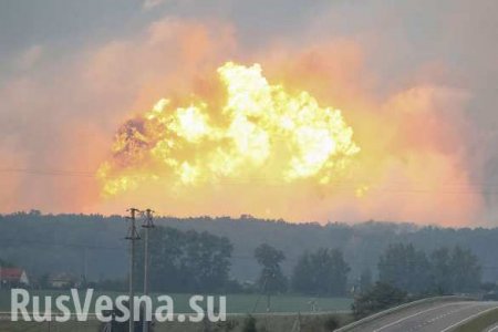 «Умышленный поджог», — украинцы о взрывах складов в Калиновке