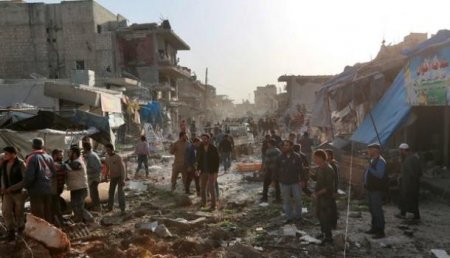 Авиаудар по рынку в Сирии: около 30 погибших