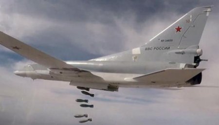 Минобороны опубликовало видео ударов Ту-22М3 по террористам ИГИЛ
