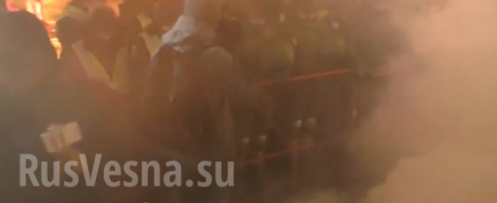 «Аваков — собака — повесим на гилляку!» — в Киеве протестующие подрались с полицией (+ВИДЕО, ФОТО)
