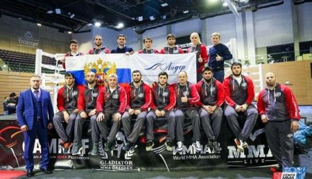 Сборная России выиграла все золотые медали чемпионата ММА в Германии (ВИДЕО)