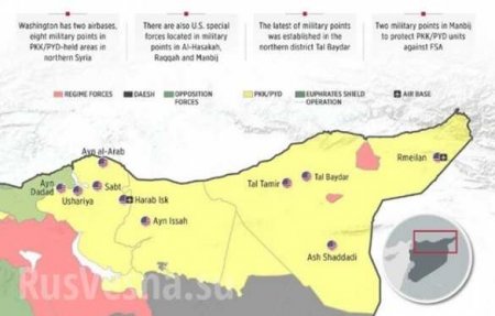 11 баз и $500 млн боевикам: США готовят новую бойню в Сирии (КАРТА)