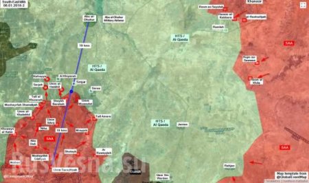 Фронт прорван: ВКС РФ и «Тигры» освободили от «Аль-Каиды» 10 городов и посёлков в Идлибе (КАРТА)