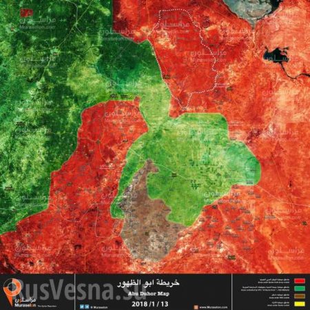Разгром: ВКС РФ и Армия Сирии взяли крепость «Аль-Каиды», 10 городов и посёлков по пути из Алеппо в Идлиб (ВИДЕО, КАРТА)