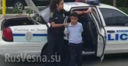 Полиция США задержала 7-летнего мальчика, напавшего на учительницу (ФОТО, ВИДЕО)