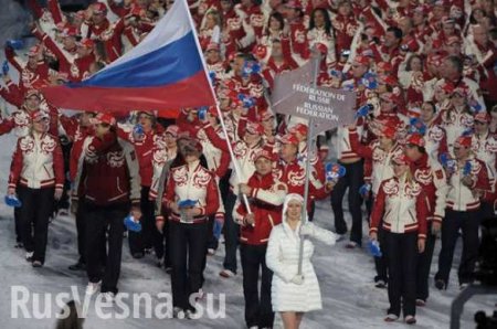 Добро пожаловать в Пхенчхан: корейцы с флагом России встретили российских спортсменов в аэропорту (ФОТО)