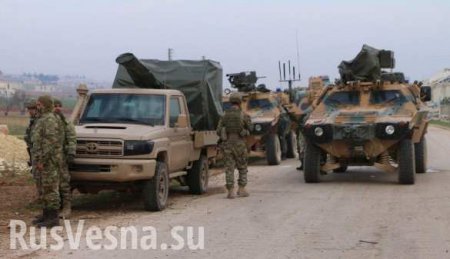 Большая колонна армии Турции вошла в Алеппо и была обстреляна артиллерией САА (ФОТО, ВИДЕО)