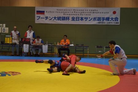 В Японии открылся чемпионат по самбо на кубок президента России