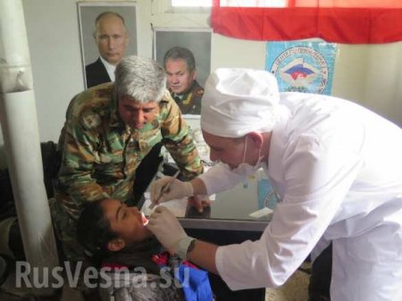 «Спасибо Россия!» Миссия российских военных на юге Сирии (ФОТО)