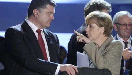 Меркель и Порошенко по телефону договорились развивать «нормандский формат»