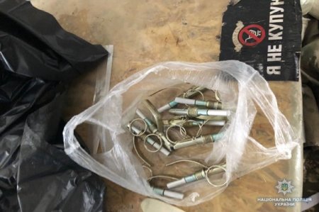 Полиция изъяла девять гранат возле Рады