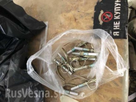 «Железный трон» Саакашвили и гранаты — что нашли в палаточном городке «Михомайдана» (ФОТО)