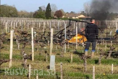 Разбился вертолёт ВВС Франции, экипаж погиб (ФОТО)