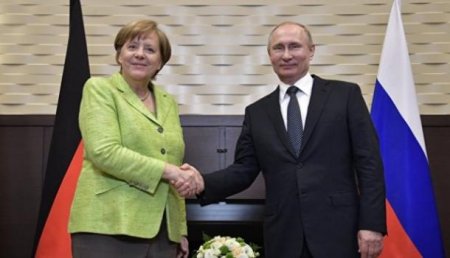 Меркель подтвердила Путину приверженность «Северному потоку-2»