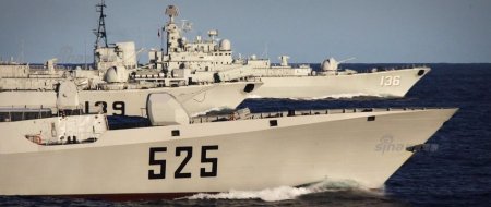 Большой смотр ВМС НОАК в Южно-Китайском море