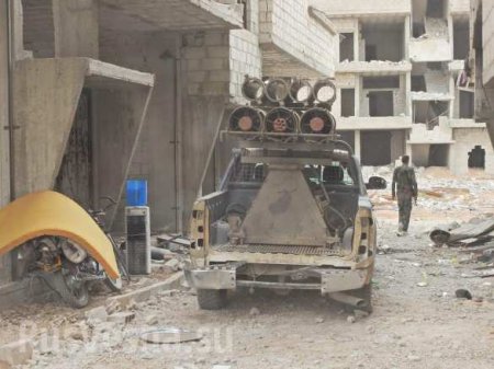 Бойня в котле под Дамаском: ВКС и САА громят ИГИЛ, боевики-иностранцы пытаются вырваться из кольца (ФОТО, ВИДЕО)