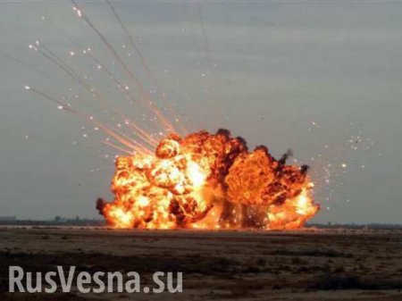 В Удмуртии в результате пожара взрываются боеприпасы, введён режим ЧС (ВИДЕО)