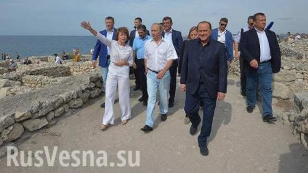 Крым — самая красивая часть России, — Берлускони (ВИДЕО)