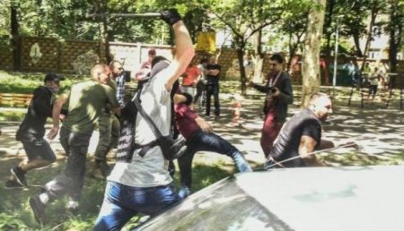 В Одессе неонацисты «наехали» на израильского бизнесмена (ФОТО, ВИДЕО 18+)