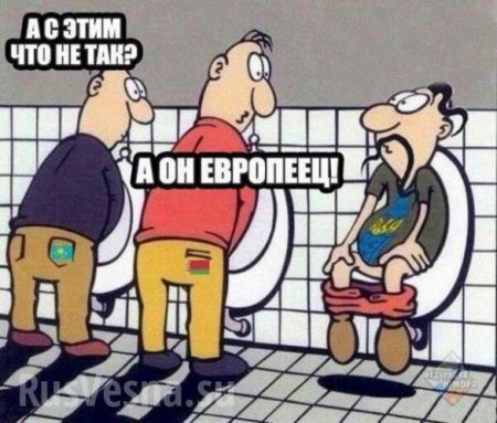 Це Европа! Посетители шокированы «спаренным» туалетом в СБУ Львова (ФОТО)