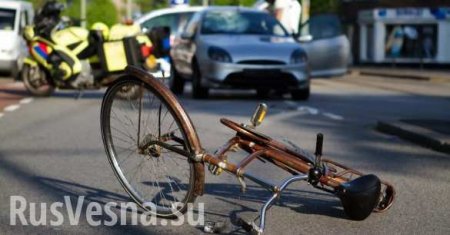 Автомобилистка покалечила 19 участников велогонки глупым манёвром (ФОТО)