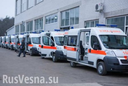 Колонна «скорых»: в Киев доставили раненых карателей (ФОТО 18+)