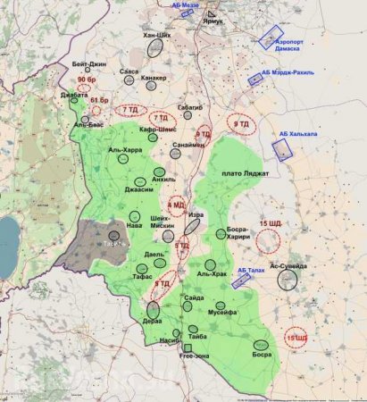 В шаге от бойни на юге Сирии: Россия, Иран, Израиль (КАРТА)