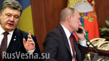 СРОЧНО: Путин и Порошенко поговорили по телефону