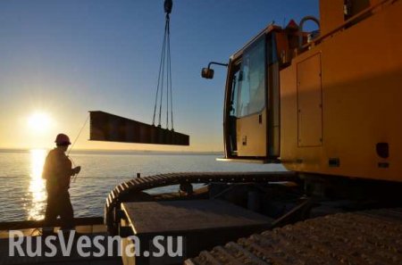 На строительстве Крымского моста погиб рабочий