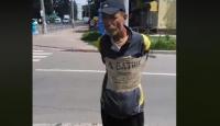 В украинской полиции заявили, что мужчина в Чернигове сам попросил привязать его к столбу