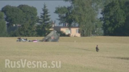 В Польше разбился МиГ-29, пилот погиб (ФОТО, ВИДЕО)