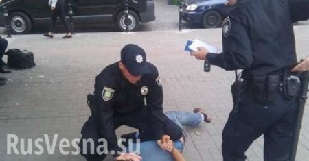 Путь в Европу: в киевском метро полиция избивает дубинками беззащитных людей (ВИДЕО)